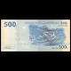 Congo, P-096a4, 500 francs, 2020