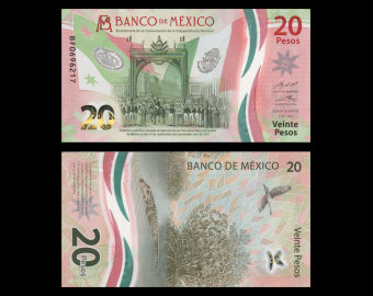 Mexico, P-132o, 20 pesos, 2021, Polymer