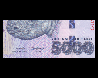 Tanzania, P-43c, 5.000 shillings, 2020