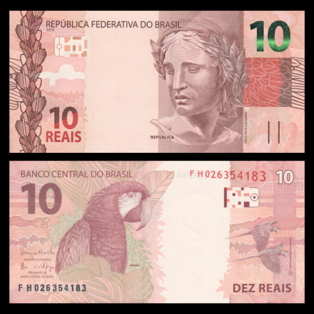 Brésil, P-254c, 10 reais, 2010