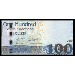 Soudan du Sud, P-15d, 100 pounds, 2019 - Billet de banque en vente sur Monnaies du Monde SHOP