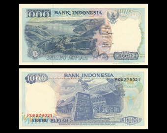Indonesia, P-129d, 1000 rupiah, 1995