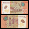 Nicaragua, P-210b, 20 cordobas, polymère, 2019 - Billet de banque en vente sur Monnaies du Monde SHOP