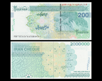 I, P-w154c, 2.000.000 rials, ND (2008 , MEC 2023)