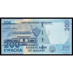 Malawi, P-w65Ad, 200 kwacha, 2020 - Billet de banque en vente sur Monnaies du Monde SHOP