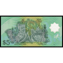 Brunei Darussalam, P-23b, 5 ringgit, polymère, 2002 - Billet de banque en vente sur Monnaies du Monde SHOP