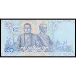 Thailande, P-136b3, 50 baht, 2018 - Billet de banque en vente sur Monnaies du Monde SHOP