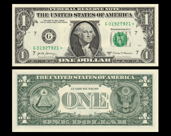 USA, P-544Gb, 1 dollar, Chicago, illinois, 2017A