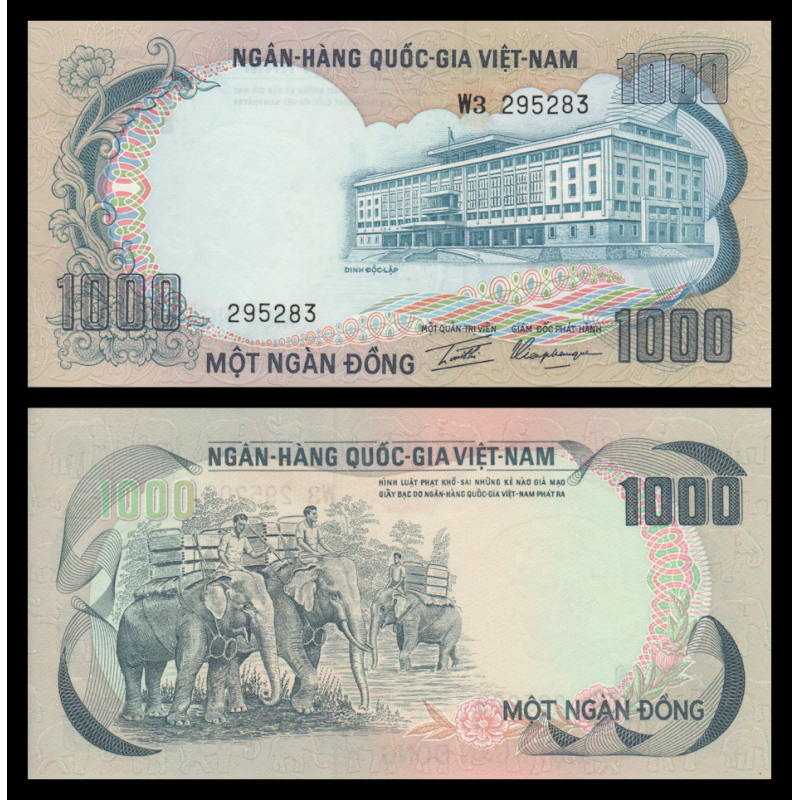Vietnam Sud, P-34, 1 000 dông, 1972 - Billet de banque en vente sur Monnaies du Monde SHOP