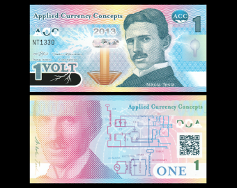 Applied Currency Concepts, 1 volt, 2013, Polymer
