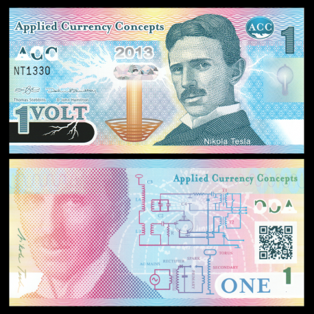 Applied Currency Concepts, 1 volt, 2013, Polymère
