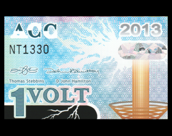 Applied Currency Concepts, 1 volt, 2013, Polymère