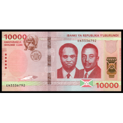 Burundi, P-w59, 10.000 francs, 2022 - Billet de banque en vente sur Monnaies du Monde SHOP