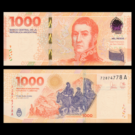 Argentina, P-w367, 1 000 pesos, 2023