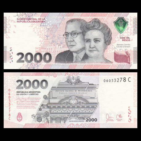 Argentina, P-w368, 2 000 pesos, 2023