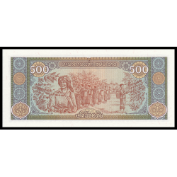 Laos, P-31b, 500 kip, 2015 - Billet de banque en vente sur Monnaies du Monde SHOP