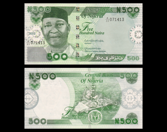 Nigéria, P-w48a, 500 naira, 2022