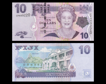Fidji, P-111a, 10 dollars, 2007