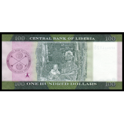 Liberia, P-w41b, 100 dollars, 2022 - Billet de banque en vente sur Monnaies du Monde SHOP