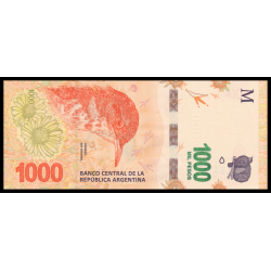 Argentine, P-366d, 1 000 pesos, 2020-22 - Billet de banque en vente sur Monnaies du Monde SHOP