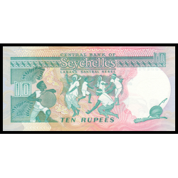 Seychelles, P-32, 10 roupies, 1989 - Billet de banque en vente sur Monnaies du Monde SHOP
