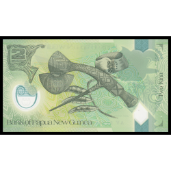 Papouasie Nouvelle Guinée, P-50b, 2 kina, 2020, polymère - Billet de banque en vente sur Monnaies du Monde SHOP
