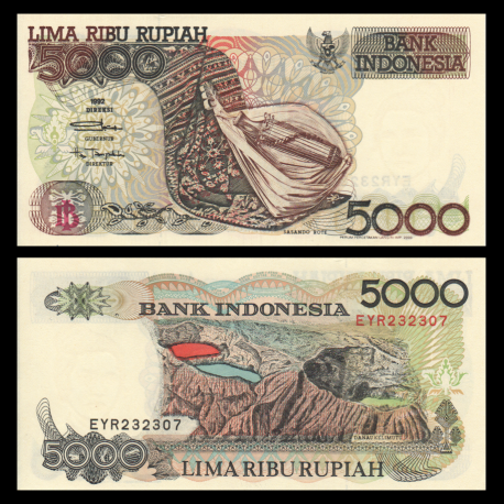 Indonésie, P-130i, 5000 rupiah, 2000