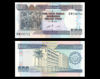 Burundi, P-45c, 500 francs, 2013