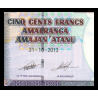 Burundi, P-45c, 500 francs, 2013 - Billet de banque en vente sur Monnaies du Monde SHOP