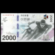 K o r e a-South, P-58, 2 000 won, 2018