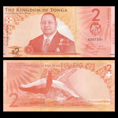 Tonga, P-w50, 2 pa'anga, 2023
