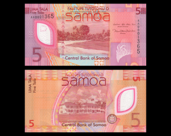 Samoa, P-w47, 5 tala, 2023, polymère