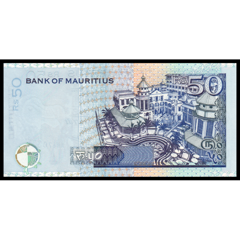 Maurice (île), P-50b, 50 roupies, 2001 | billet de banque de collection ...