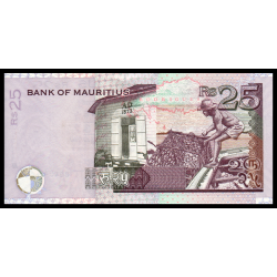 Maurice (île), P-49d, 25 roupies, 2009 - Billet de banque en vente sur Monnaies du Monde SHOP