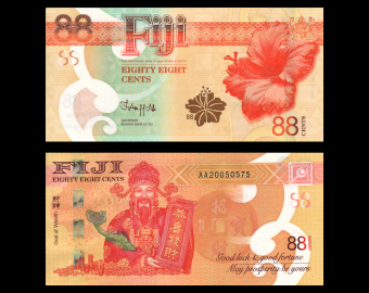 Fiji, P-w123a, 88 cents, 2022