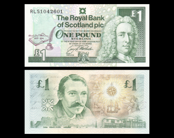 Scotland, P-358, 1 pound, 1994, Stevenson