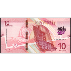 Macao, P-w90, 10 patacas, 2020, Banco Nacional Ultramarino - Billet de banque en vente sur Monnaies du Monde SHOP
