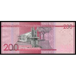 Rép Dominicaine, P-191f, 200 pesos, 2021 - Billet de banque en vente sur Monnaies du Monde SHOP