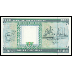 Mauritanie, P-07A, 1 000 ouguiya, 1989 - Billet de banque en vente sur Monnaies du Monde SHOP
