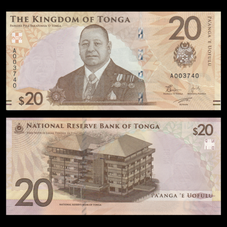 Tonga, P-w53, 20 pa'anga, 2023