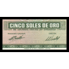 Pérou, P-099c, 5 soles de oro, 1974 - Billet de banque en vente sur Monnaies du Monde SHOP