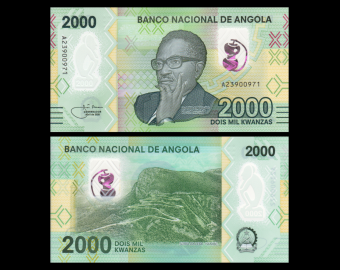 Angola, P-w163, 2 000 kwanzas, 2020, polymère