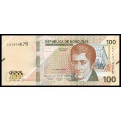 Honduras, P-w112a, 100 lempiras, 2022 - Billet de banque en vente sur Monnaies du Monde SHOP