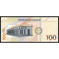 Honduras, P-w112a, 100 lempiras, 2022 - Billet de banque en vente sur Monnaies du Monde SHOP