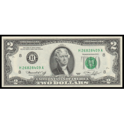 USA, P-461H, 2 dollars, Missouri, 1976 - Billet de banque en vente sur Monnaies du Monde SHOP