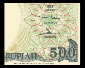 Indonesia, P-128d, 500 rupiah, (1992) 1995