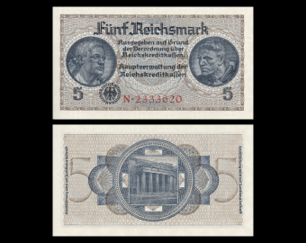 Germany, P-R138a, 5 Reichsmark, 1940