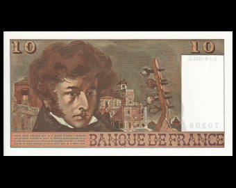 France, P-150a, 10 francs, Berlioz, 01.08.1974