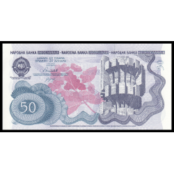 Yougoslavie, P-101, 50 dinara, 1990 - Billet de banque en vente sur Monnaies du Monde SHOP