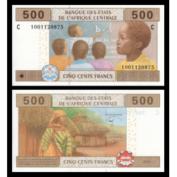Tchad, P-606Ce, 500 francs, 2002 - Billet de banque en vente sur Monnaies du Monde SHOP